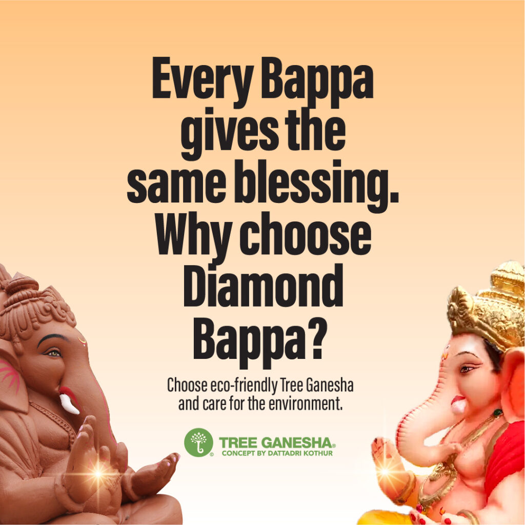 Every Bappa gives the same blessing. Why choose Diamond Bappa? 