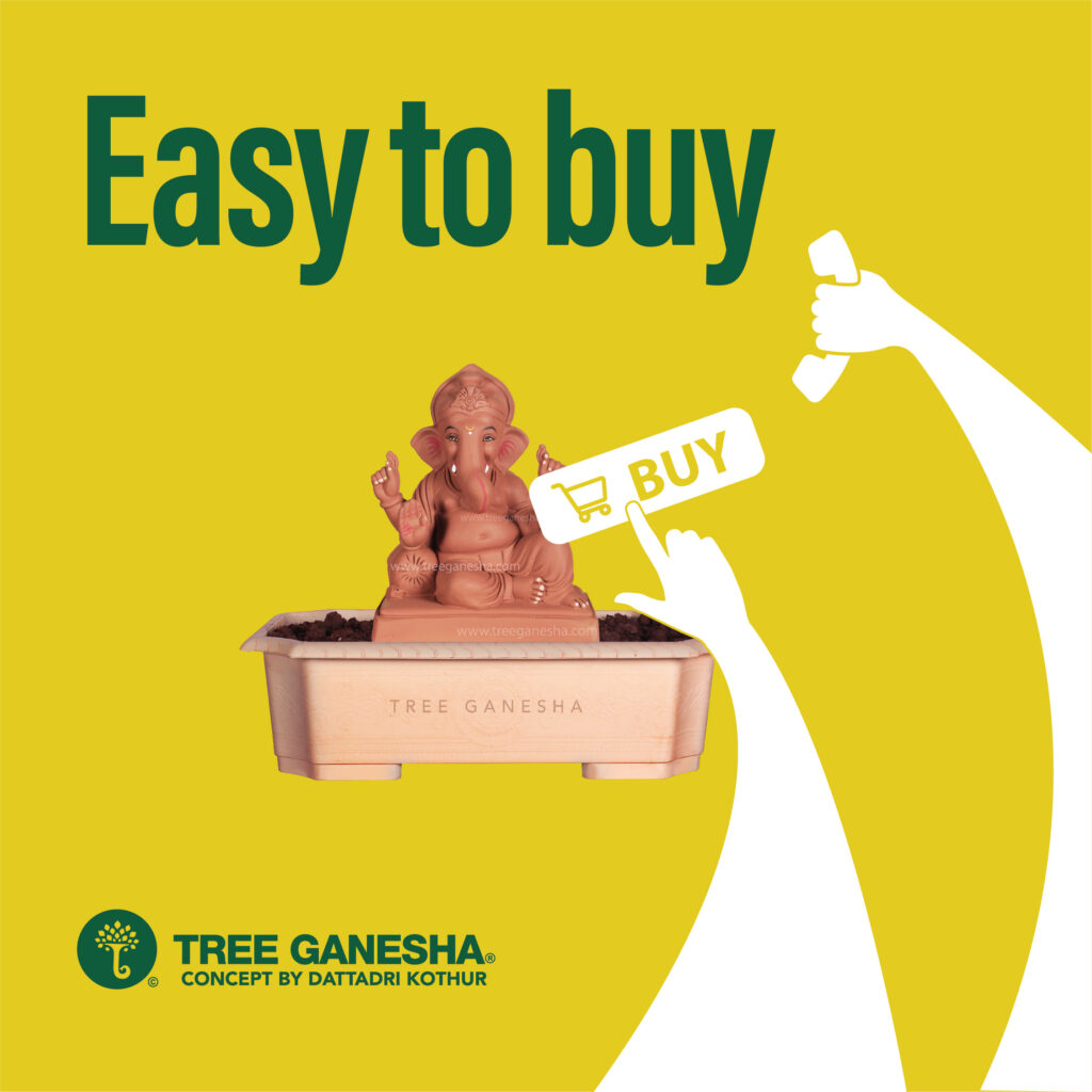 Eco-friendly ganpati - Easy to buy
