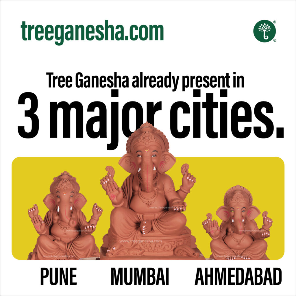 Eco-friendly Ganpati, Tree Ganesha 
Eco-friendly Ganesha, TreeGAnehsa, TRee GAnpati