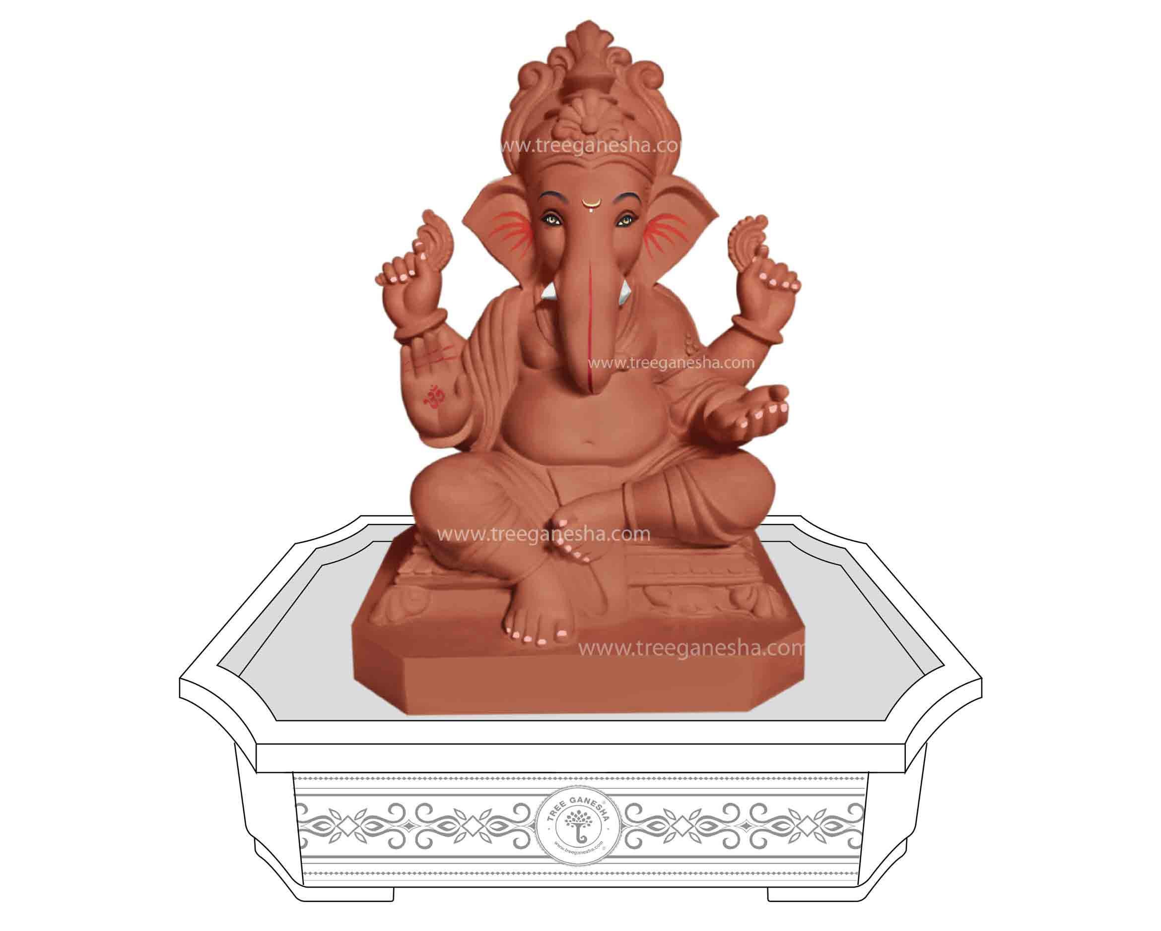 15inch Eco Friendly Ganpati Murti Tree Ganesha Chaurang Ganpati Best moving ganpati murti of 2019 best ganpati murti of 2019 #tiktok #ganpati #bappa #mumbai #morya #ganpatibappamorya #maharashtra #ganesha #ganesh. 15inch eco friendly ganpati murti